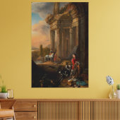 Nach der Jagd, Jan Baptist Weenix, c. 1656 Leinwanddruck (Insitu (Wohnzimmer))