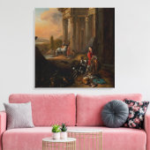 Nach der Jagd, Jan Baptist Weenix, c. 1656 Leinwanddruck (Insitu (Wohnzimmer))
