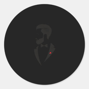 Nach der Operation haben echte Gents Stents Erholu Runder Aufkleber