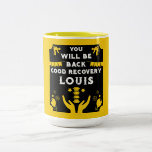 Nach der Operation wieder gut machen Zweifarbige Tasse