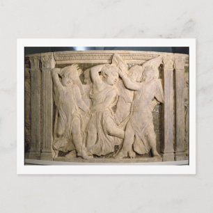 Nach der Restaurierung Tafel Nr. II von der äußere Postkarte