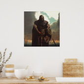 Nach der Schlacht - Kriegerposter Poster (Küche)