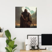 Nach der Schlacht - Kriegerposter Poster (Heimbüro)