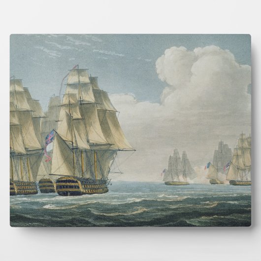 Nach der Schlacht von Trafalgar am 21. Oktober 180 Fotoplatte (Vorderseite)