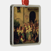 Nach der Schule, 1844 Silbernes Ornament (Rechts)