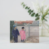 Nach der Schule 1991 Postkarte (Stehend Vorderseite)