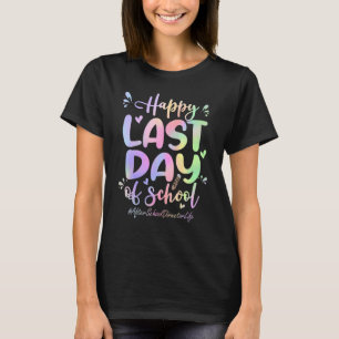 Nach der Schule Direktor glücklich letzten Tag der T-Shirt