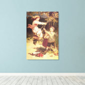 Nach der Schule Leinwanddruck (Insitu (Holzboden))