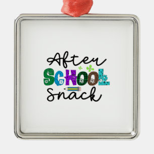 Nach der Schule Snack Ornament Aus Metall