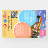 nach der schulischen Kinderbetreuung Babysitter-Ki Banner (Horizontal)