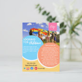 nach der schulischen Kinderbetreuung Babysitter-Ki Postkarte (Stehend Vorderseite)