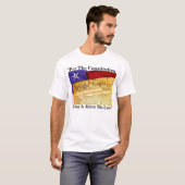 "Nach der Verfassung steht niemand über dem Gesetz T-Shirt (Vorne ganz)