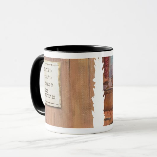 Nach der Vieh-Antriebs-Tasse Tasse (Vorderseite Links)