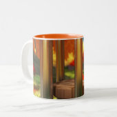 Nach der Wind-Tasse Zweifarbige Tasse (Vorderseite Links)