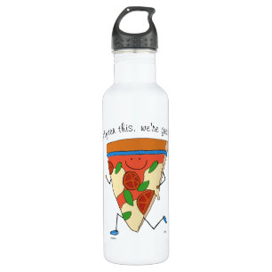 Nach diesem erhalten wir Pizza! Für Läufer Trinkflasche