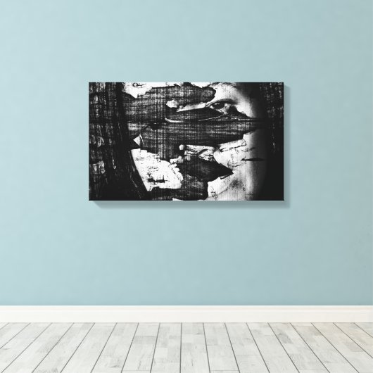 nach draußen gehen leinwanddruck (Insitu (Holzboden))