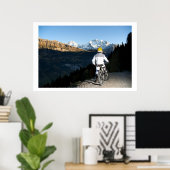 Nach einem anstrengenden Arbeitstag Poster (Heimbüro)