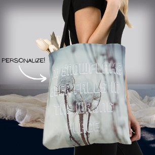 Nach einem Schneefall Tasche