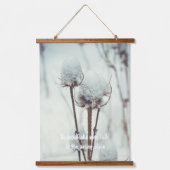 Nach einem Schneefall Wandteppich Mit Holzrahmen (Vorderseite)