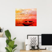 Nach einem Traum Entspannung Poster (Heimbüro)