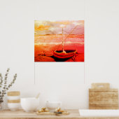 Nach einem Traum Entspannung Poster (Küche)