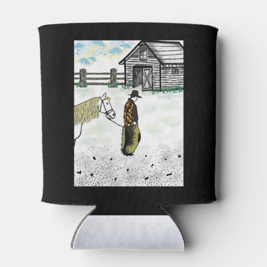 Nach einer Pferdereise Dosenkühler (Rückseite)