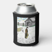 Nach einer Pferdereise Dosenkühler (Kanne Rückseite)