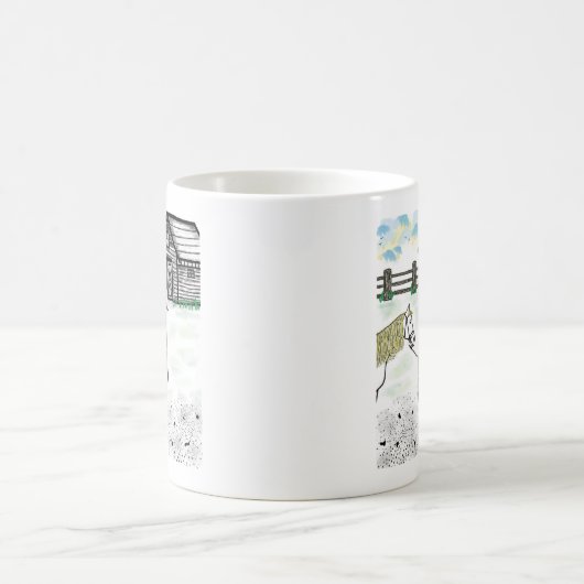 Nach einer Pferdereise Kaffeetasse (Mittel)