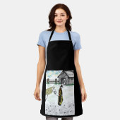 Nach einer Pferdereise Schürze (Getragen)