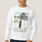 Nach einer Pferdereise Sweatshirt (Vorderseite)