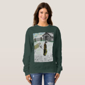 Nach einer Pferdereise Sweatshirt (Vorne ganz)