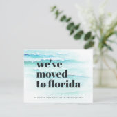 Nach Florida Ocean Waves verschoben - neue Adresse Ankündigung (Stehend Vorderseite)