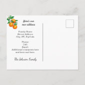 Nach Florida Orange Aqua Fence überführt - neue Ad Ankündigungspostkarte (Rückseite)