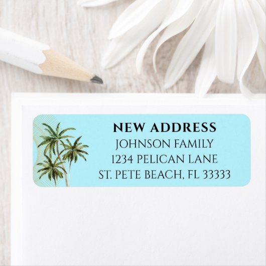 Nach Florida überführt Rücksendeadresse Palmen (Insitu)