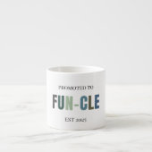 Nach FUN-CLE EST 2025 | Funny Personalisiert Espressotasse (Vorderseite)