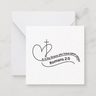 Nach Grace Mitteilungskarte