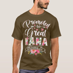 Nach Great Nana Est 2022 Floral erstes Mal beförde T-Shirt