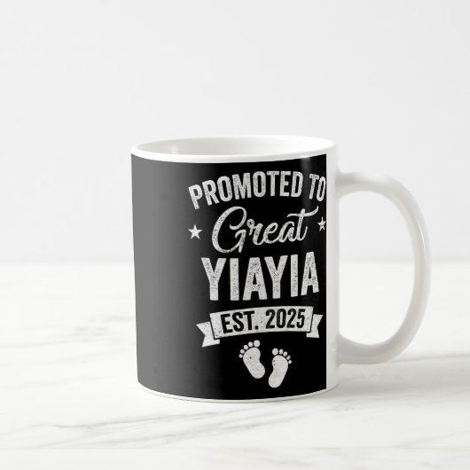 Nach Great Yiayia Est 2025 Schwangerschaftsabbruch Kaffeetasse (Rechts)