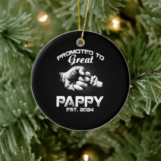 Nach Großer Pappy Est befördert Keramik Ornament (Baum)