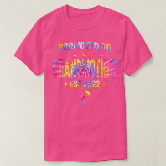 Nach Großmutter Est 2022 Gefärbte Krawatte Schwang T-Shirt (Design vorne)
