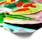 nach Henri Matisse, The Goldfish, digital zeichnen Poster (Ecke)