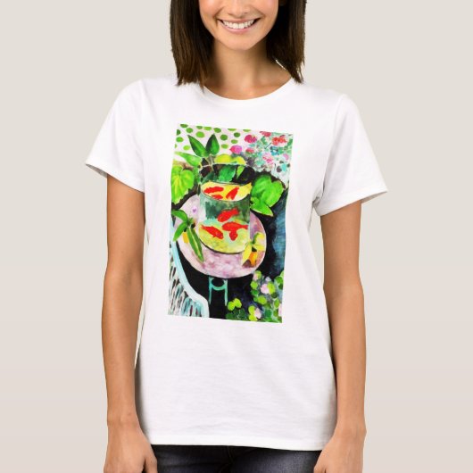 nach Henri Matisse, The Goldfish, digital zeichnen T-Shirt (Vorderseite)