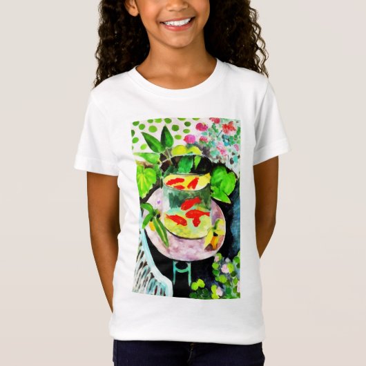 nach Henri Matisse, The Goldfish, digital zeichnen T-Shirt (Vorderseite)