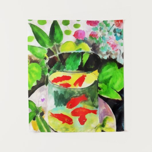 nach Henri Matisse, The Goldfish, digital zeichnen Wandteppich (Vorderseite)