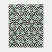 Nach hinten gezogene und leuchtende Bolzen Fleecedecke (Vorderseite)