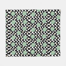 Nach hinten gezogene und leuchtende Bolzen Fleecedecke