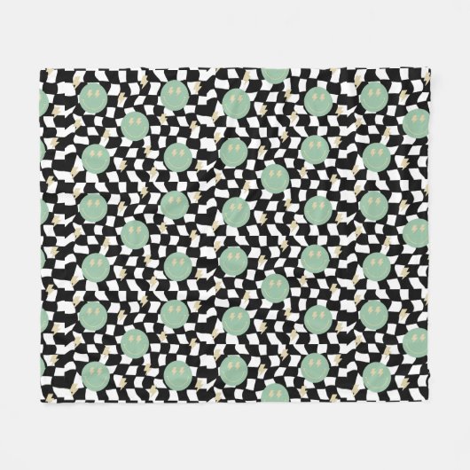 Nach hinten gezogene und leuchtende Bolzen Fleecedecke (Vorderseite (Horizontal))