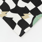 Nach hinten gezogene und leuchtende Bolzen Fleecedecke (Ecke)