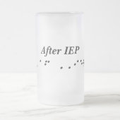 Nach IEP-Bier-Tasse Mattglas Bierglas (Mittel)