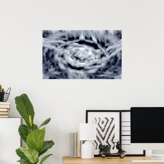 Nach innen driftend poster (Heimbüro)